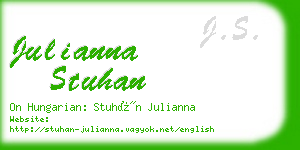 julianna stuhan business card